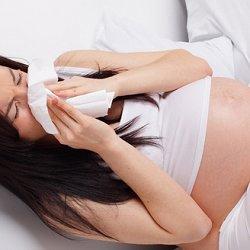 заложенность носа при беременности фото
