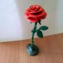 роза из пластилина фото